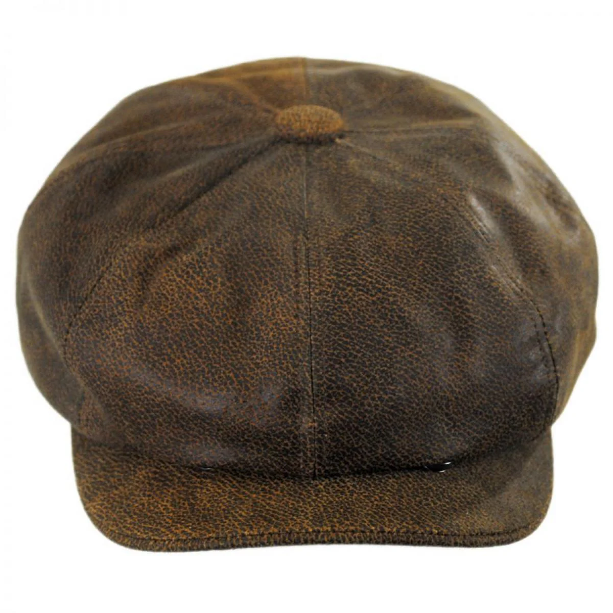 Leather Newsboy Cap - Image 3