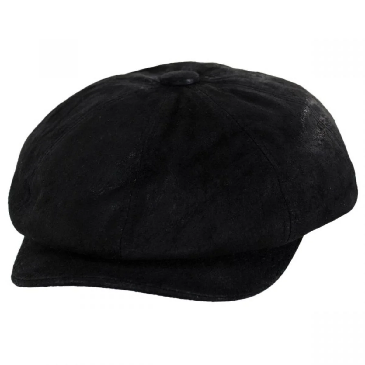 Leather Newsboy Cap - Image 6