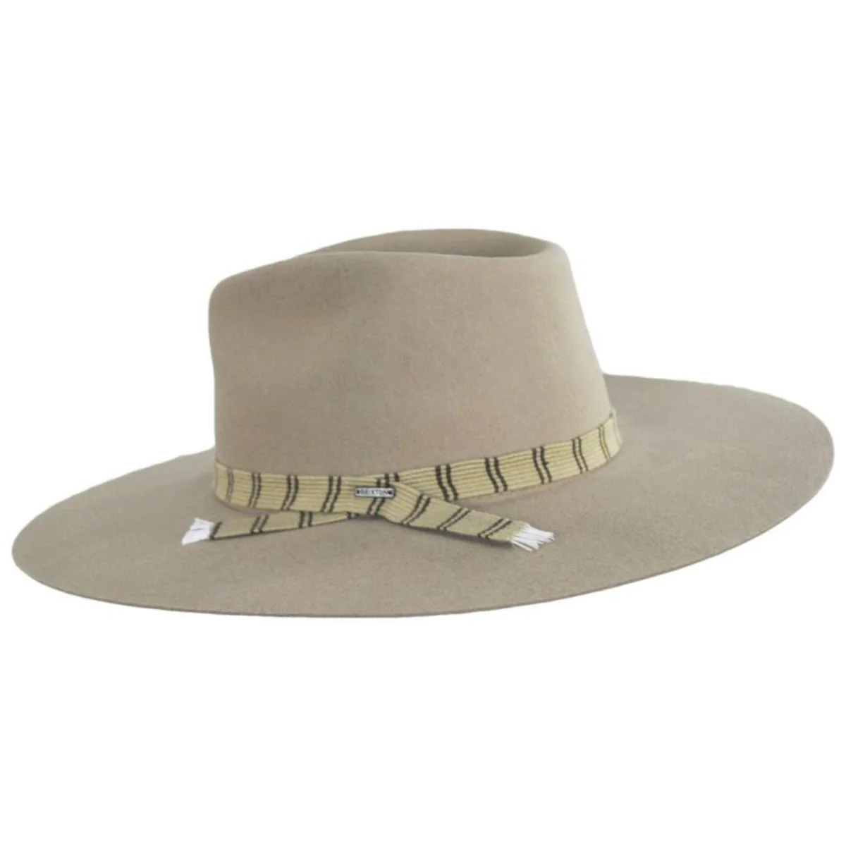 Leigh Wool Felt Wide Brim Fedora Hat - Image 9