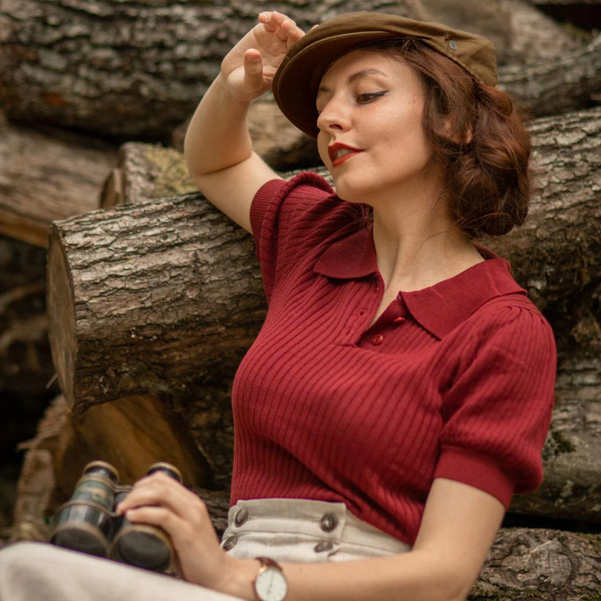 Linen and Cotton Ivy Cap - Image 3