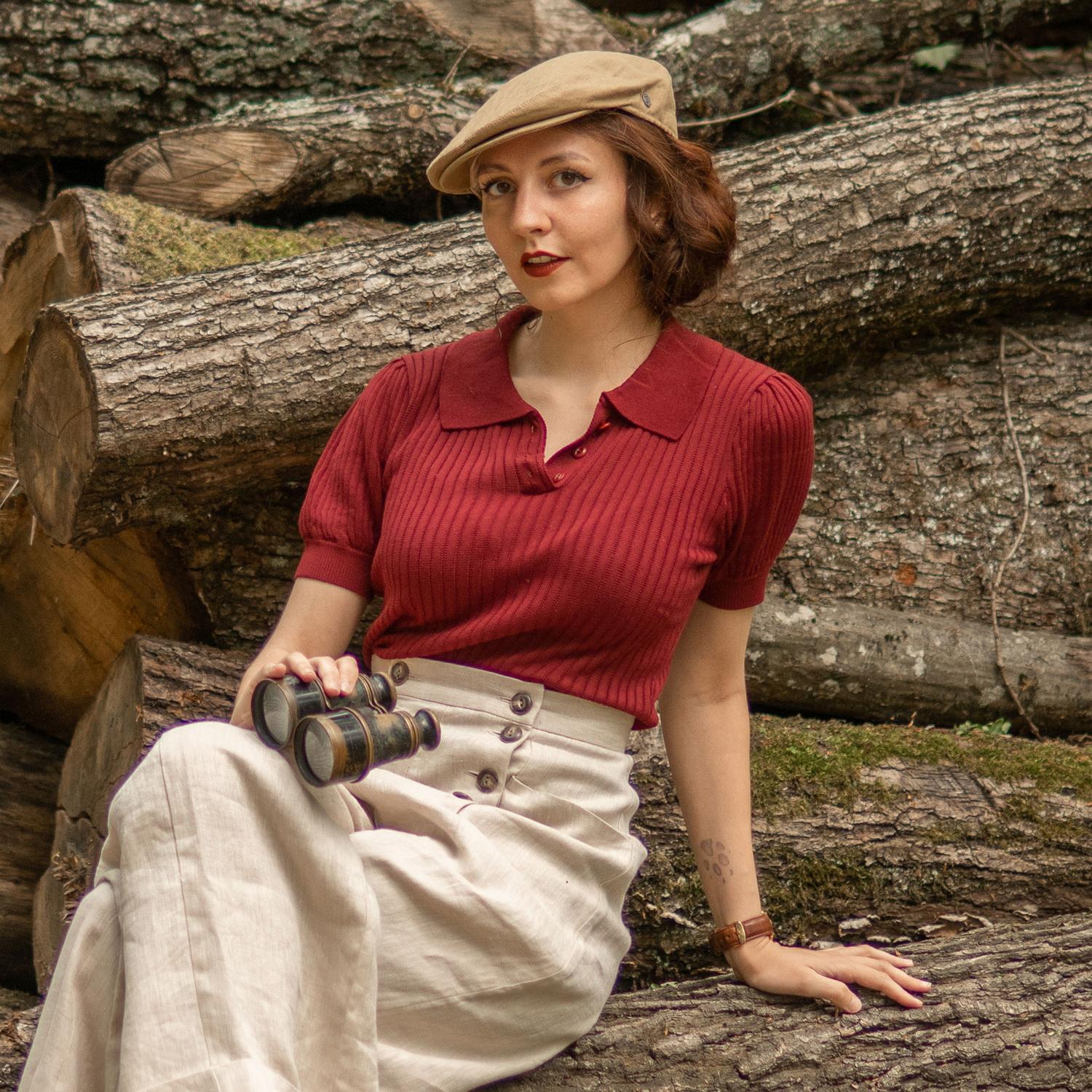 Linen and Cotton Ivy Cap - Image 34