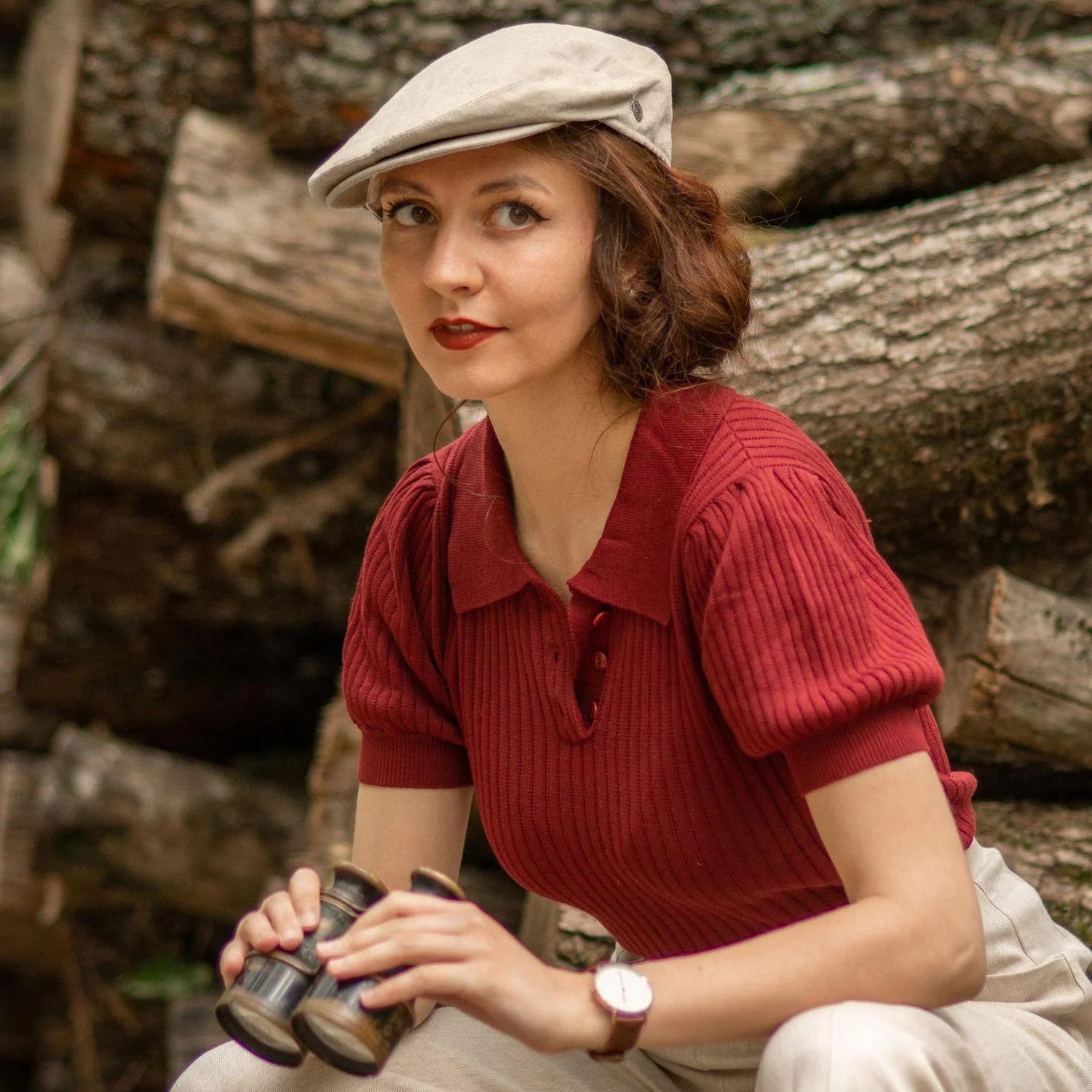 Linen and Cotton Ivy Cap - Image 41