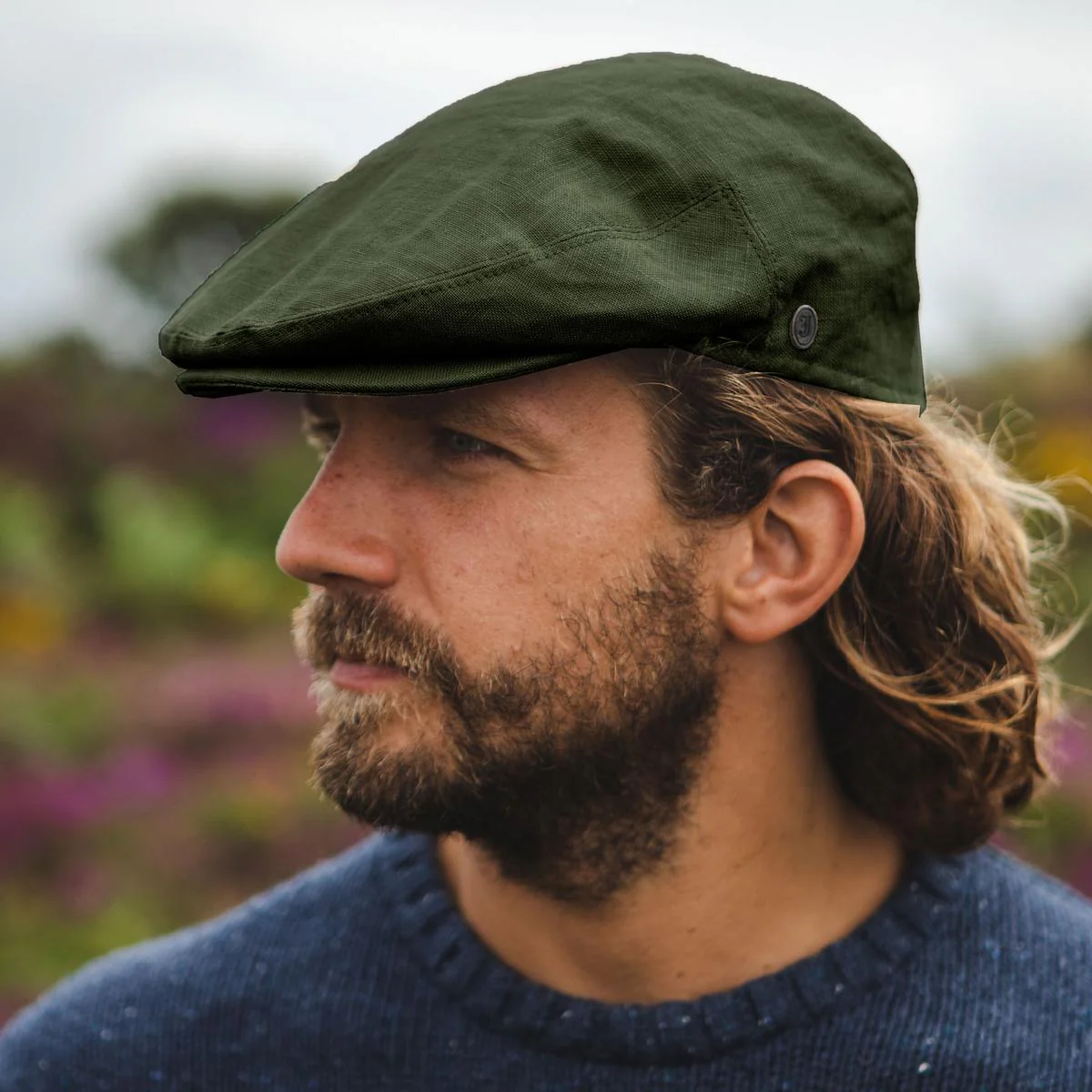 Linen and Cotton Ivy Cap - Image 8