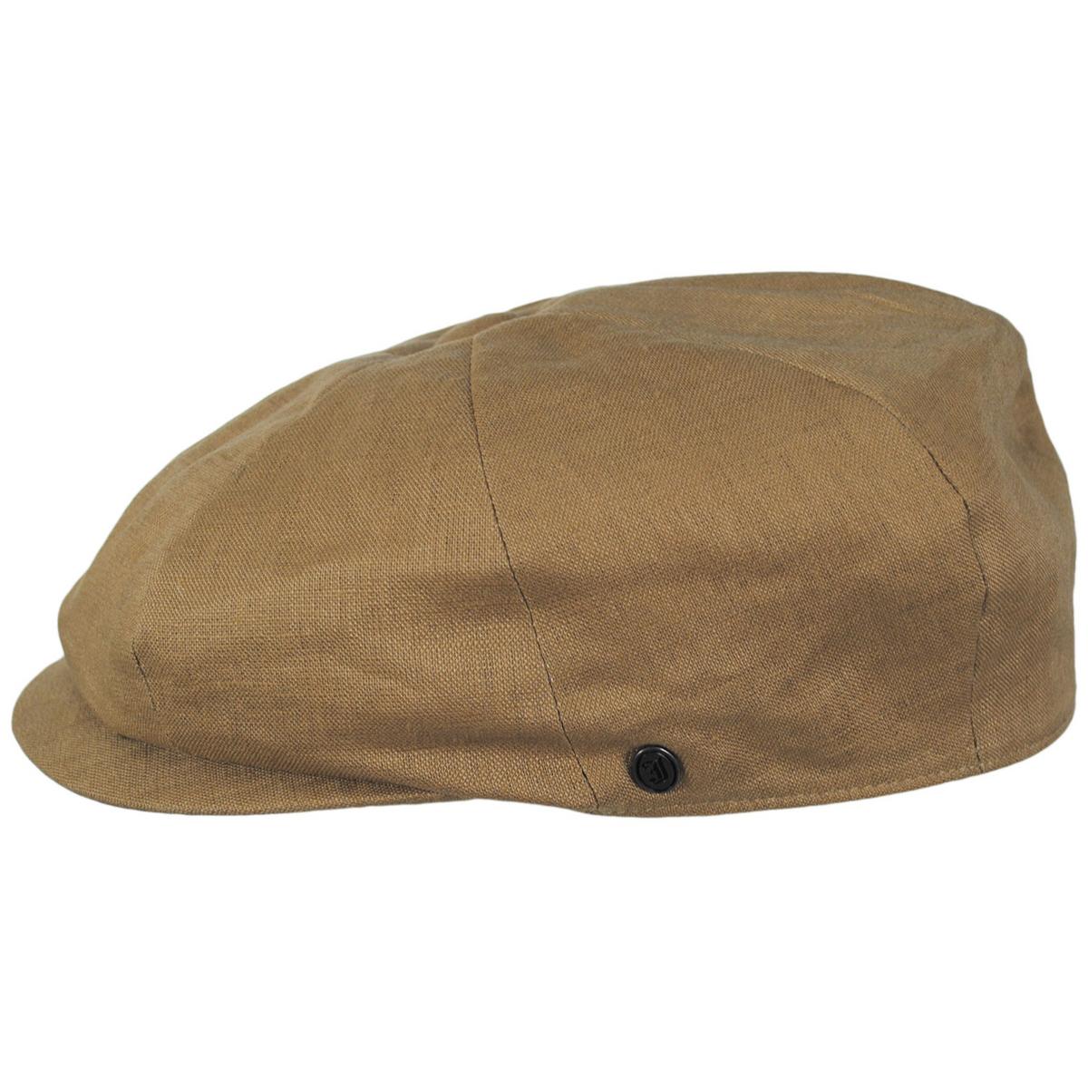 Linen and Cotton Newsboy Cap - Image 10
