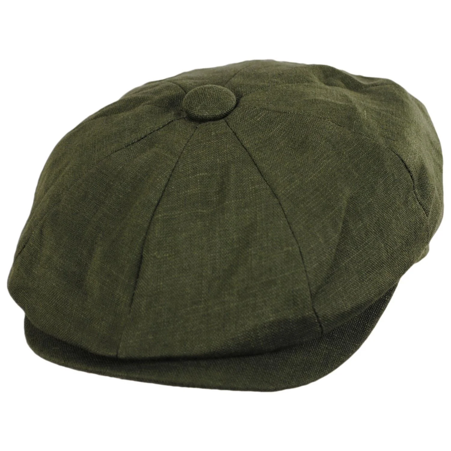 Linen and Cotton Newsboy Cap - Image 16