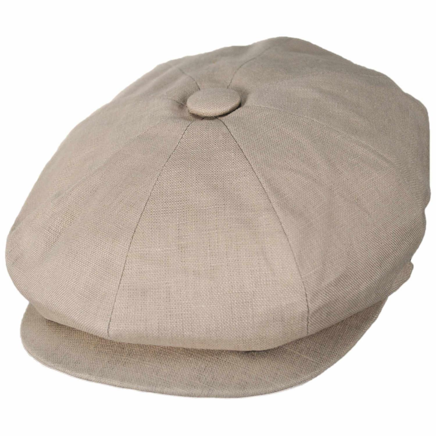 Linen and Cotton Newsboy Cap - Image 24