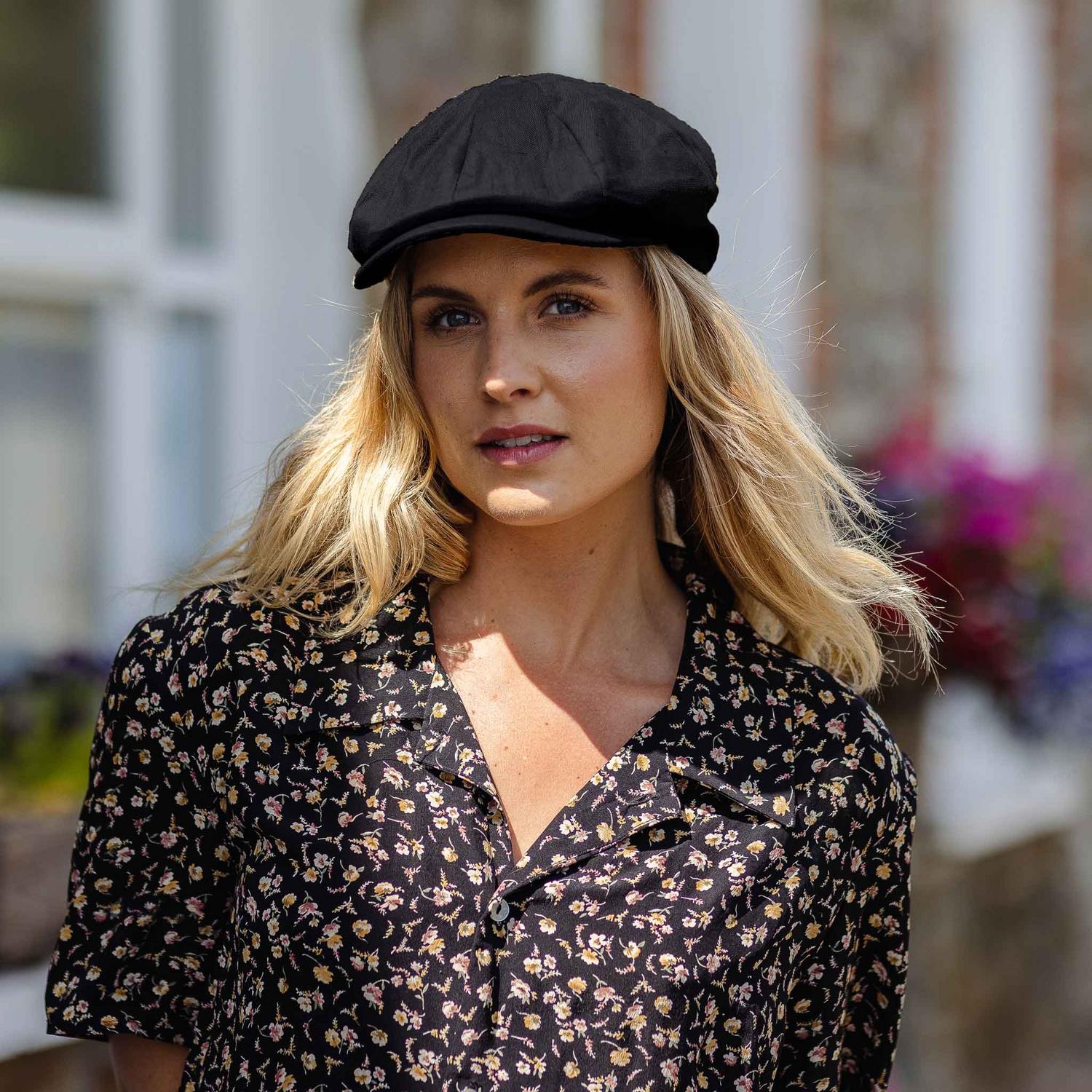 Linen and Cotton Newsboy Cap - Image 32