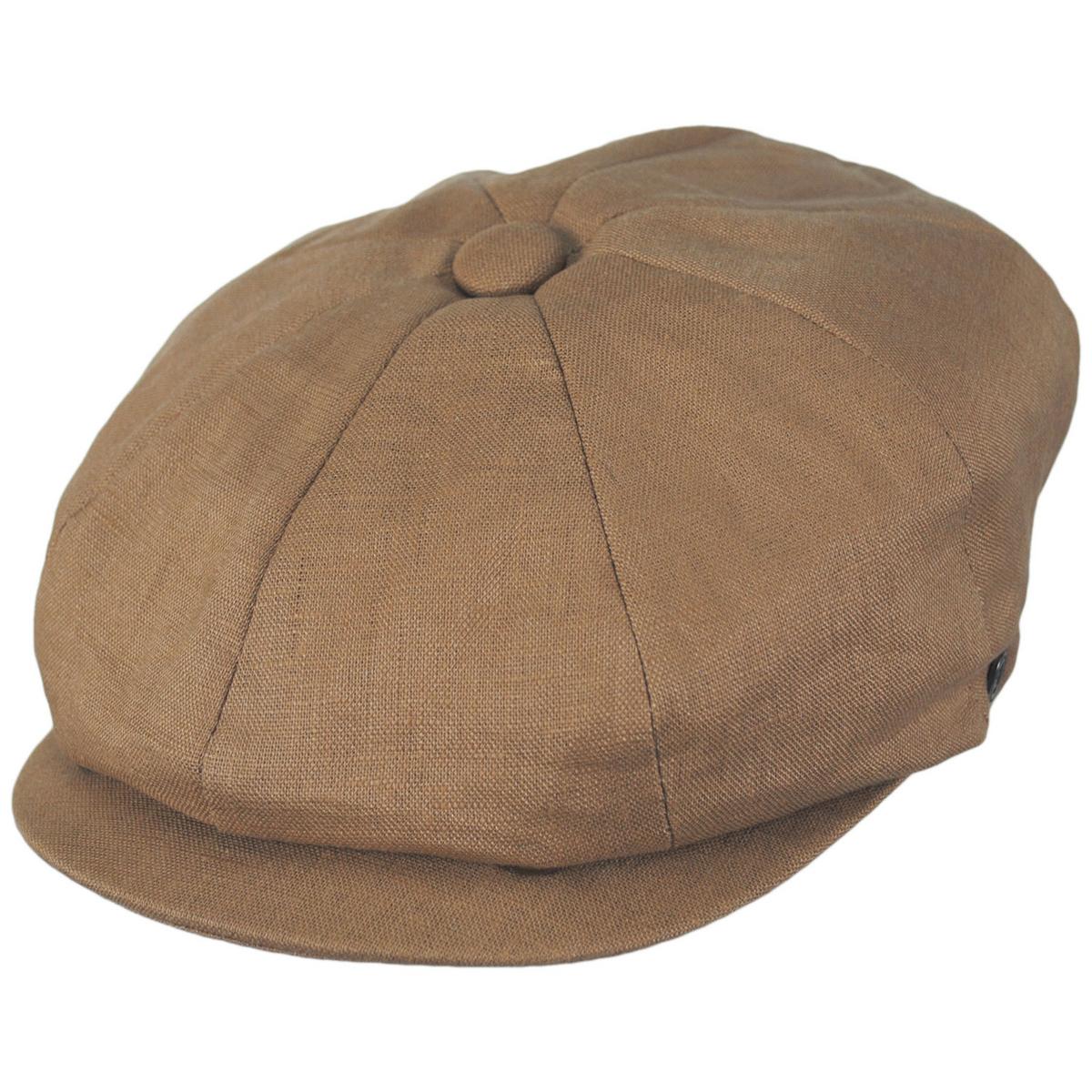 Linen and Cotton Newsboy Cap - Image 6