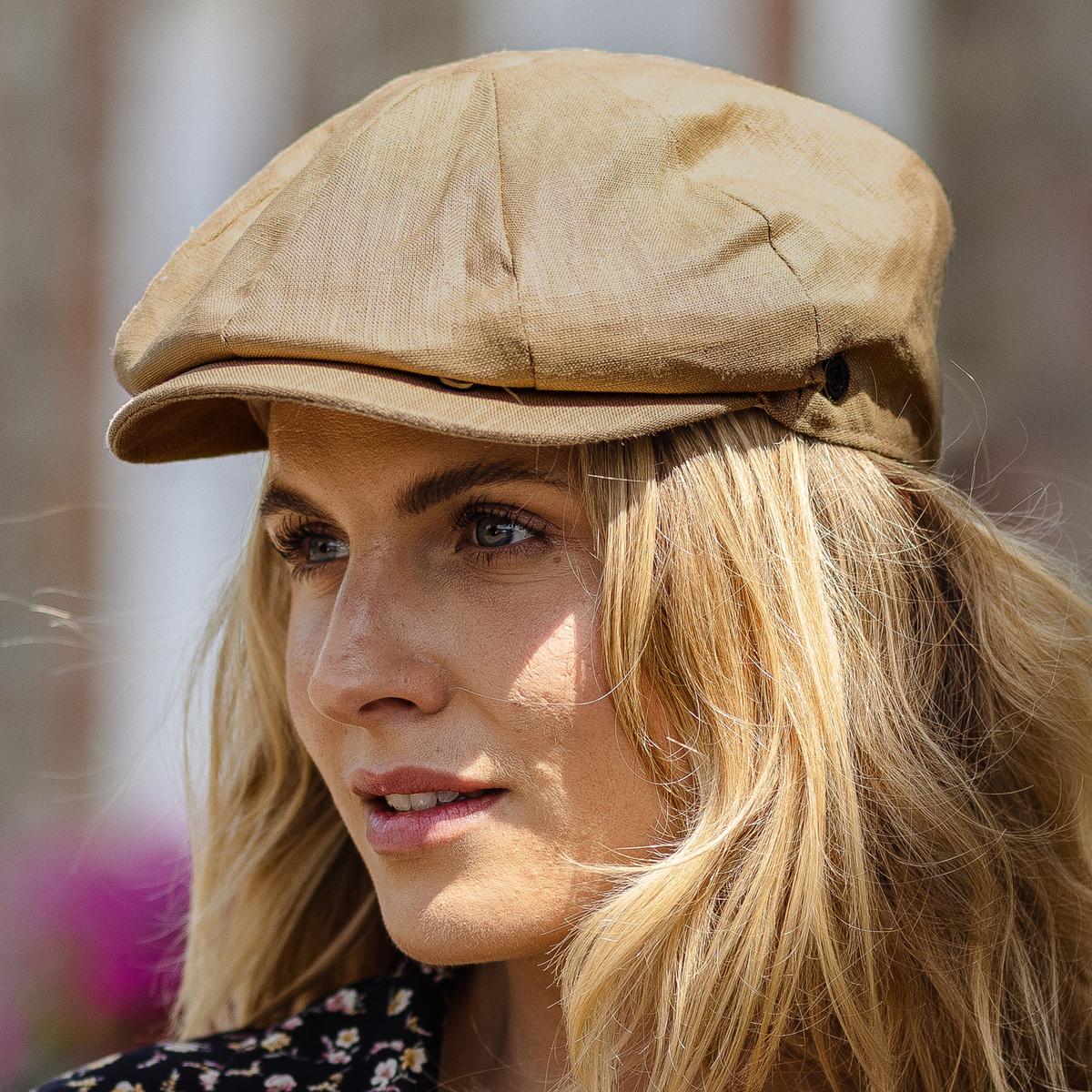 Linen and Cotton Newsboy Cap - Image 8