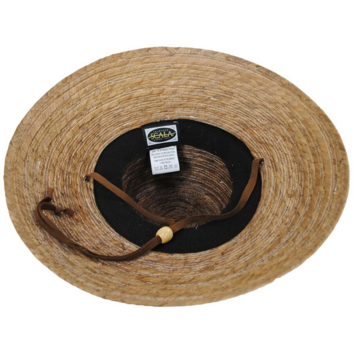 Maddalena Palm Leaf Straw Bucket Hat - Image 4