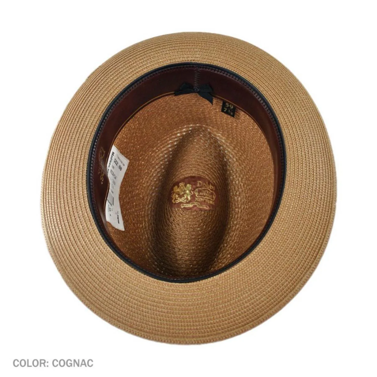 Madison Milan Straw Fedora Hat - Image 4