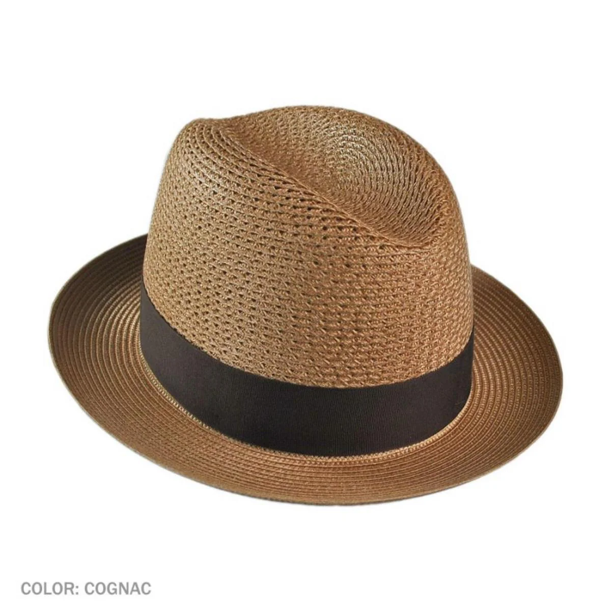 Madison Milan Straw Fedora Hat - Image 5