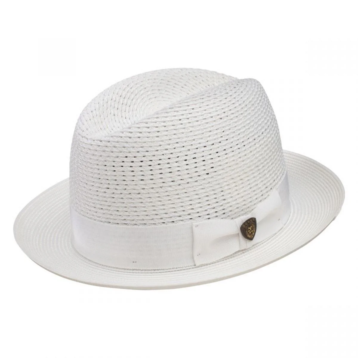 Madison Milan Straw Fedora Hat - Image 6