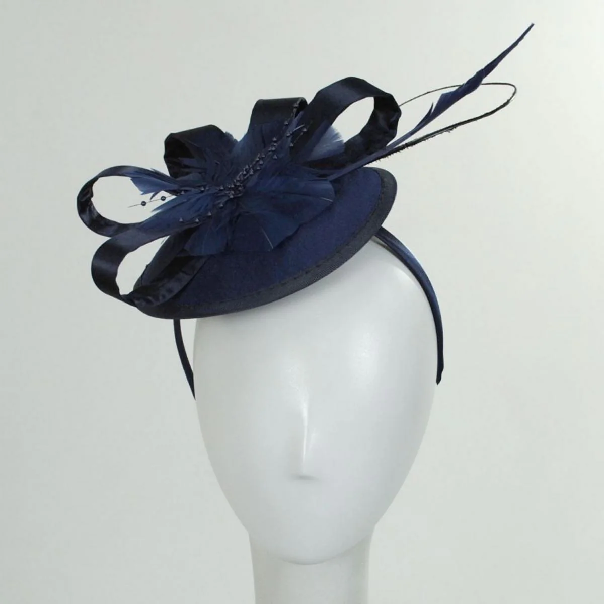 Marino Satin Bow Fascinator Hat - Image 3