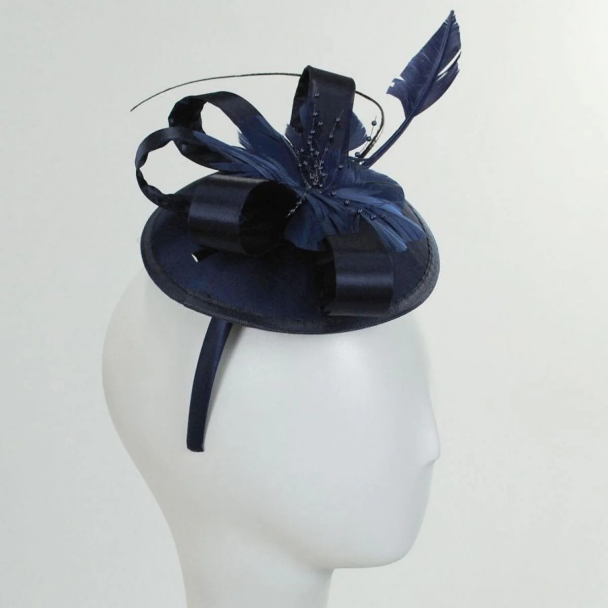 Marino Satin Bow Fascinator Hat - Image 4
