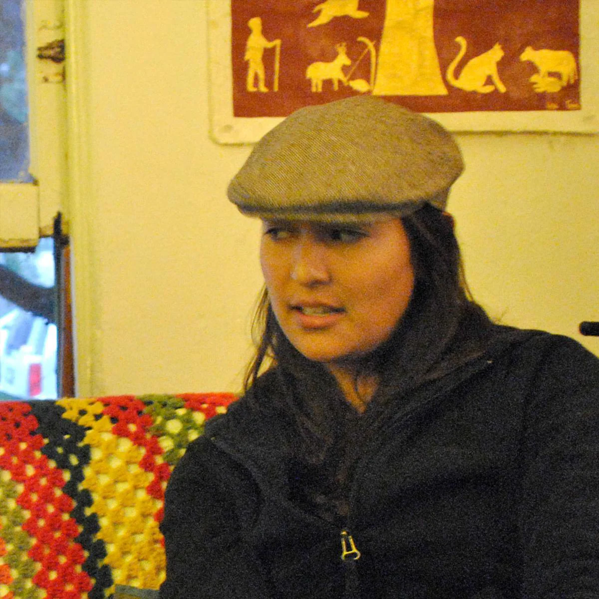 Marl Tweed Wool Blend Ivy Cap - Image 6