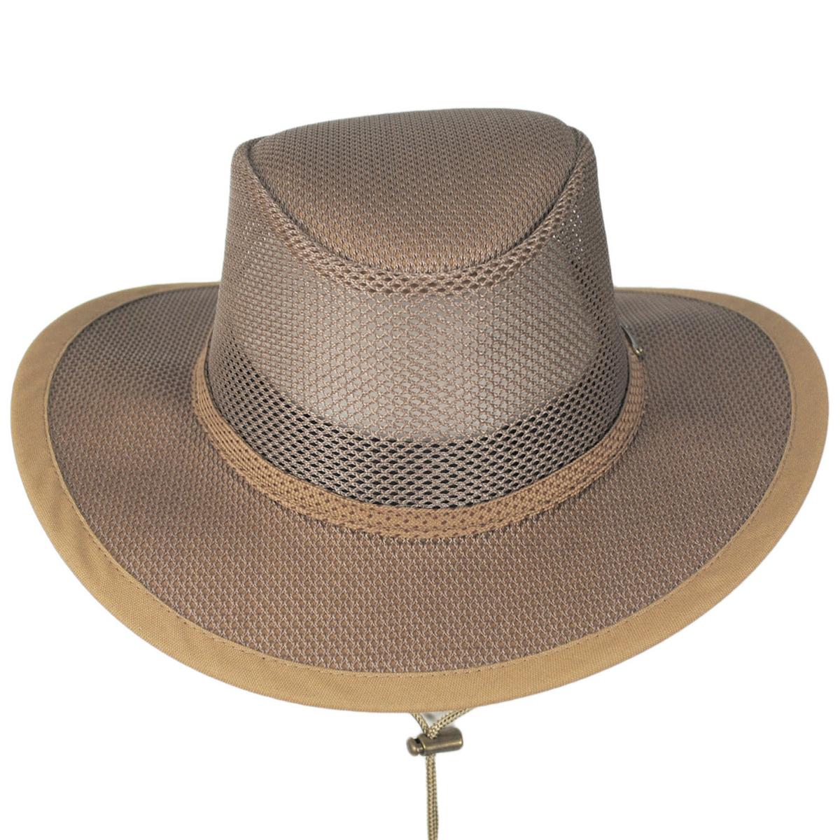 Mesh Covered Safari Hat - Image 6