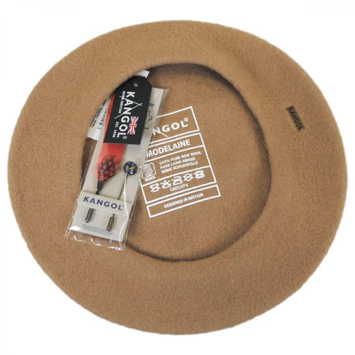 Modelaine Wool Felt Beret - Image 3