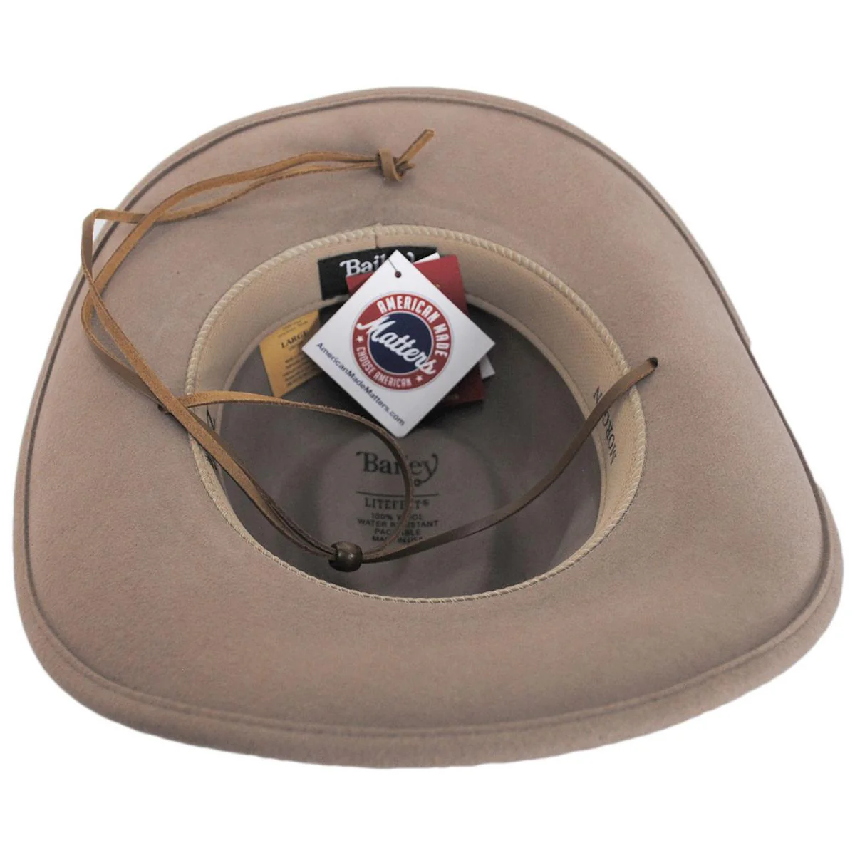 Morgan Crushable Wool LiteFelt Western Hat - Image 12