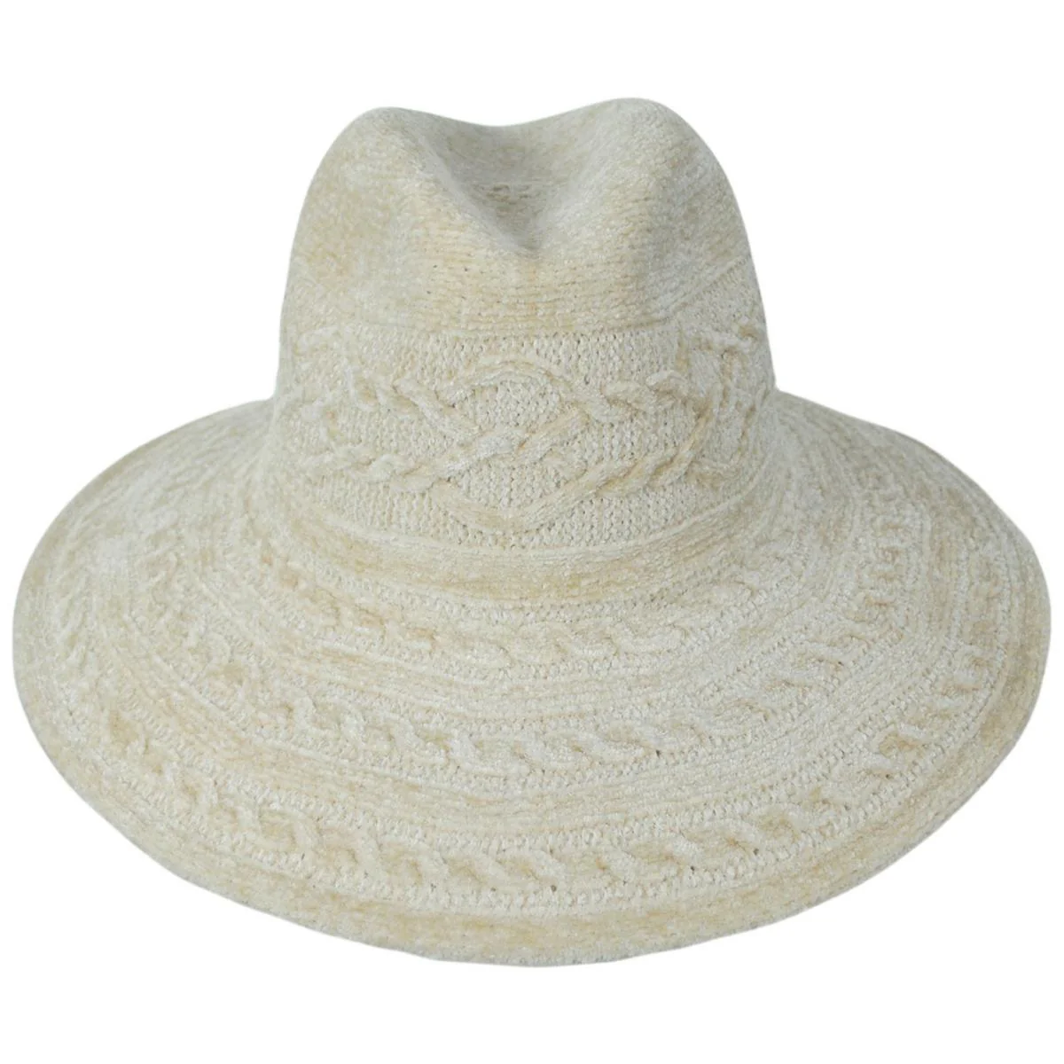 Nellie Chenille Knit Fedora Hat - Image 6