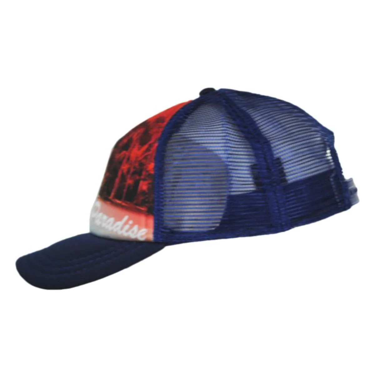 Paradise Foam Mesh Snapback Trucker Cap - Image 7