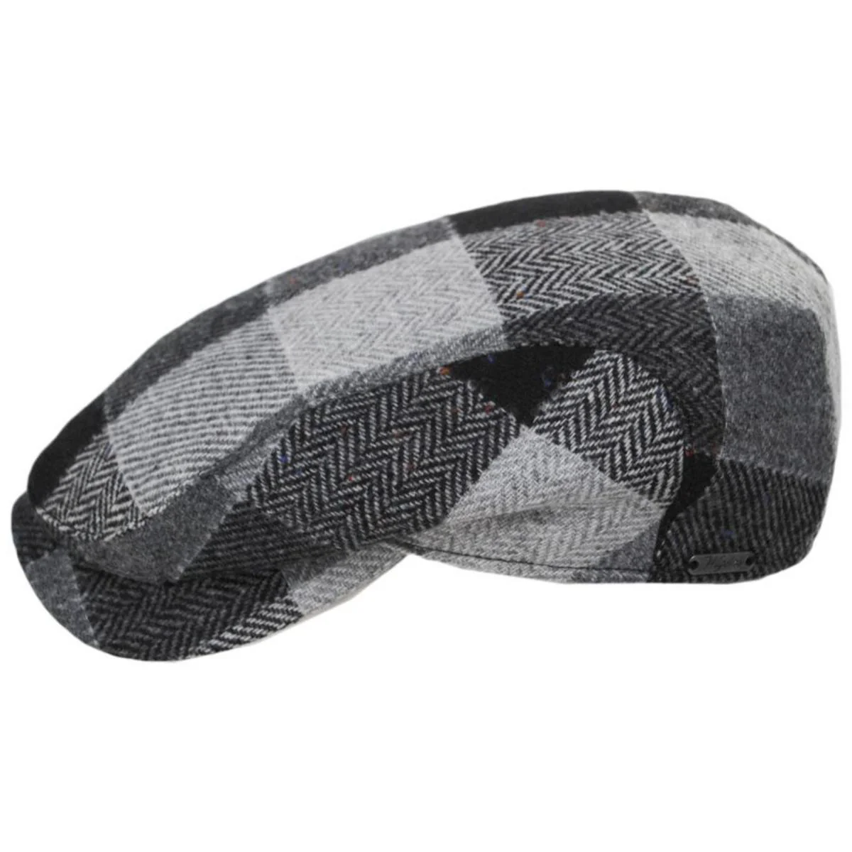 Patchwork Herringbone Wool Ivy Cap - FINAL SALE - Image 3