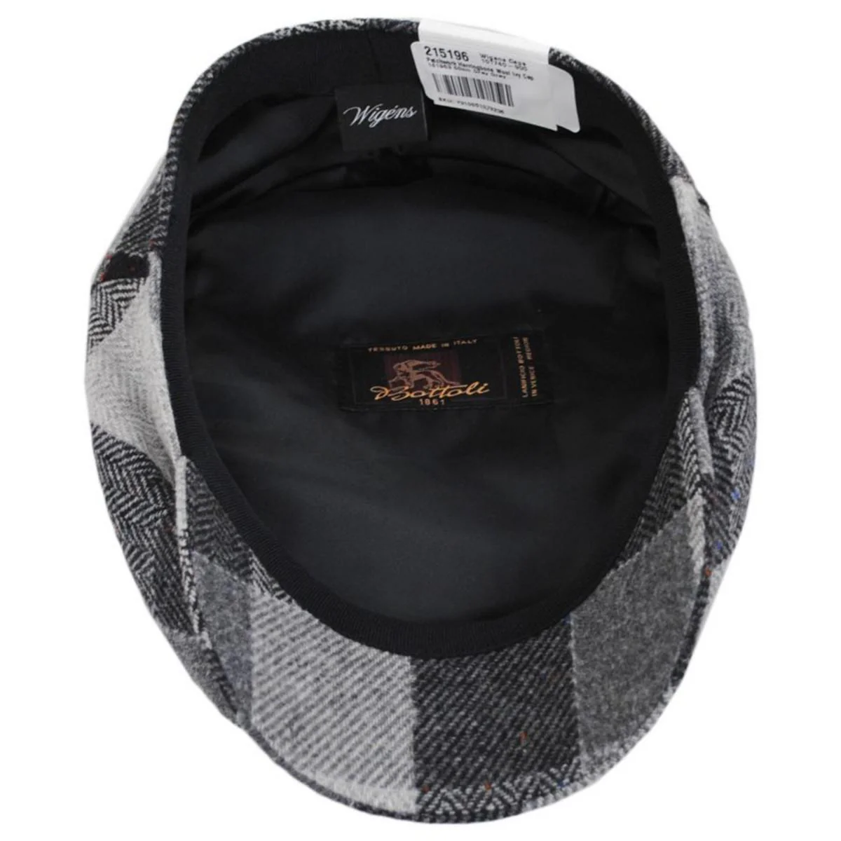 Patchwork Herringbone Wool Ivy Cap - FINAL SALE - Image 4