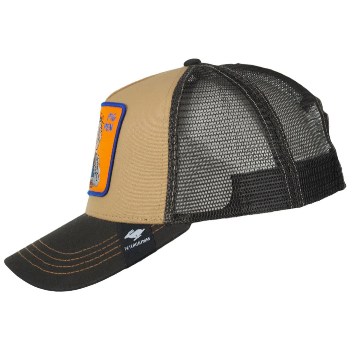 Pig Pen Mesh Trucker Snapback Baseball Cap - Image 4