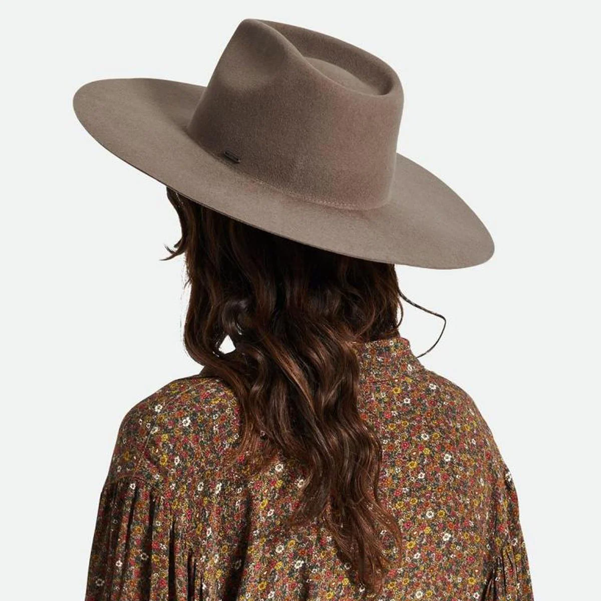 Primrose Wool Felt Wide Brim Fedora Hat - Image 6