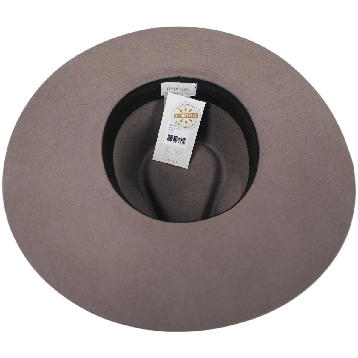 Primrose Wool Felt Wide Brim Fedora Hat - Image 9