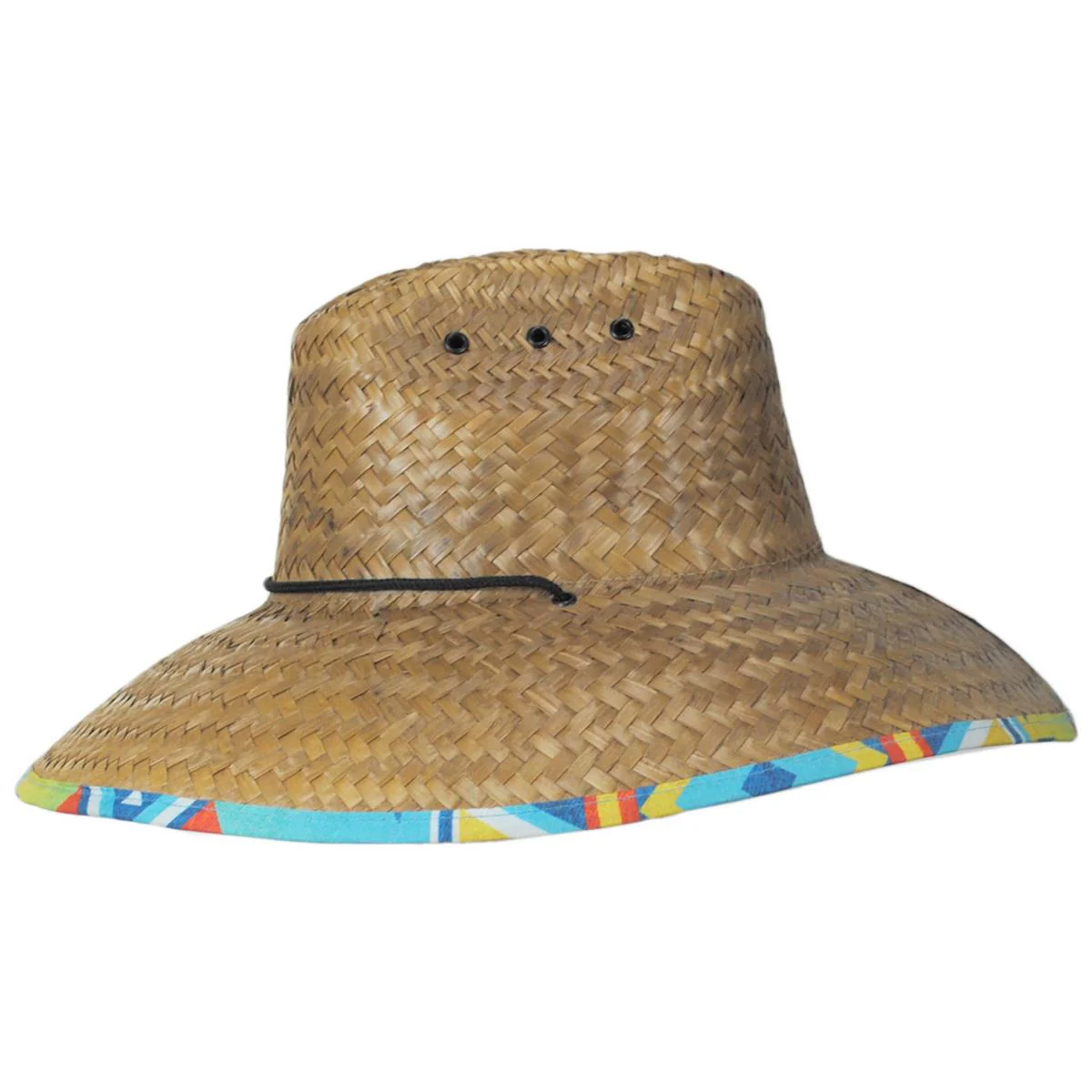 Queen Palm Straw Lifeguard Hat - Image 3