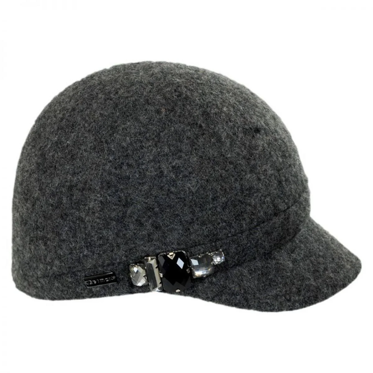 Rhinestone Wool Cap - Image 3