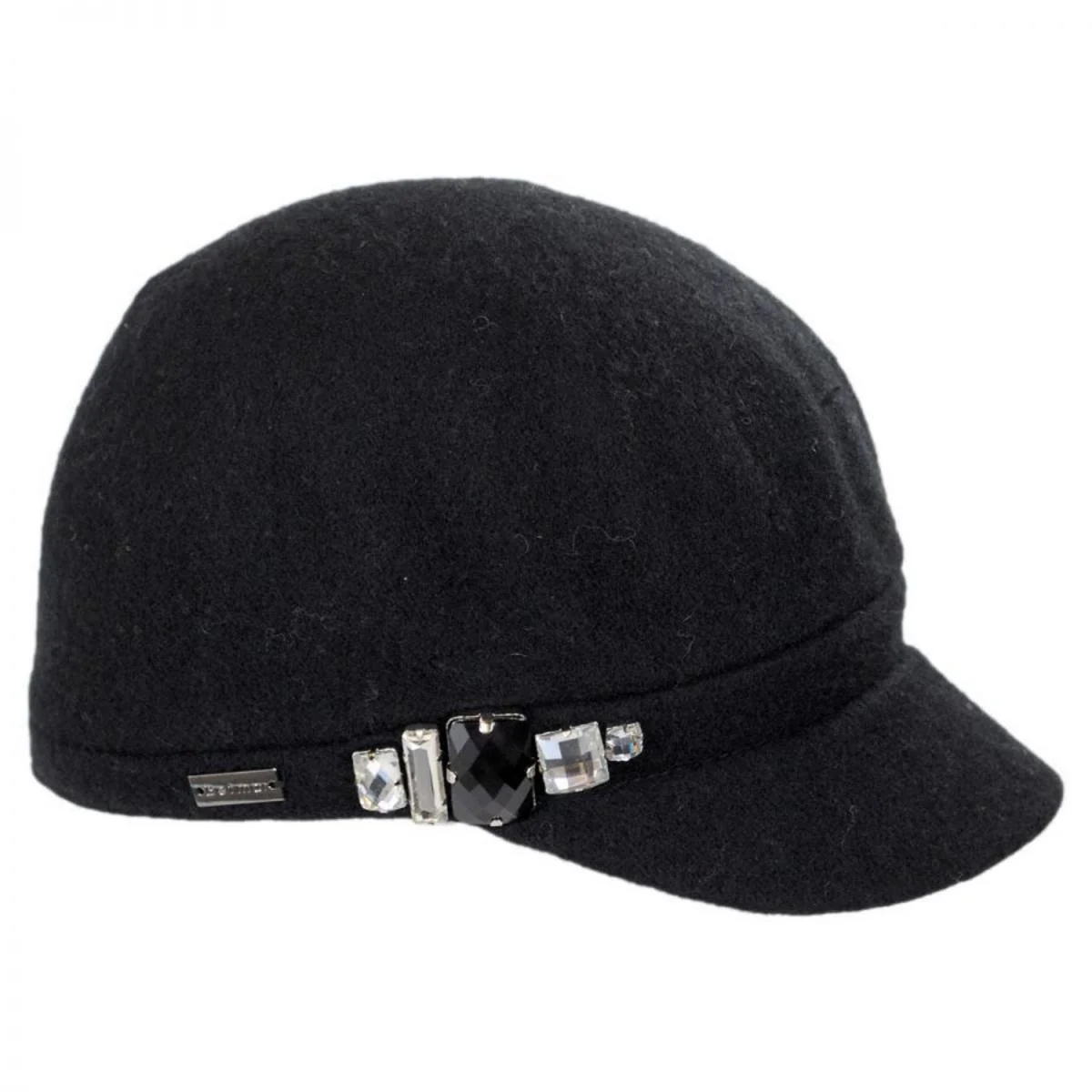 Rhinestone Wool Cap - Image 7