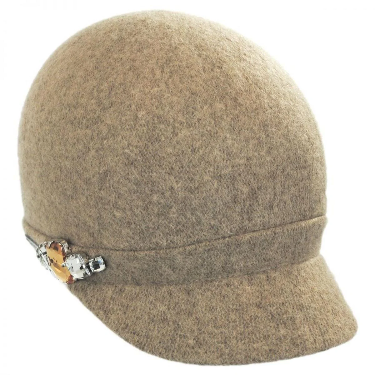 Rhinestone Wool Cap - Image 9