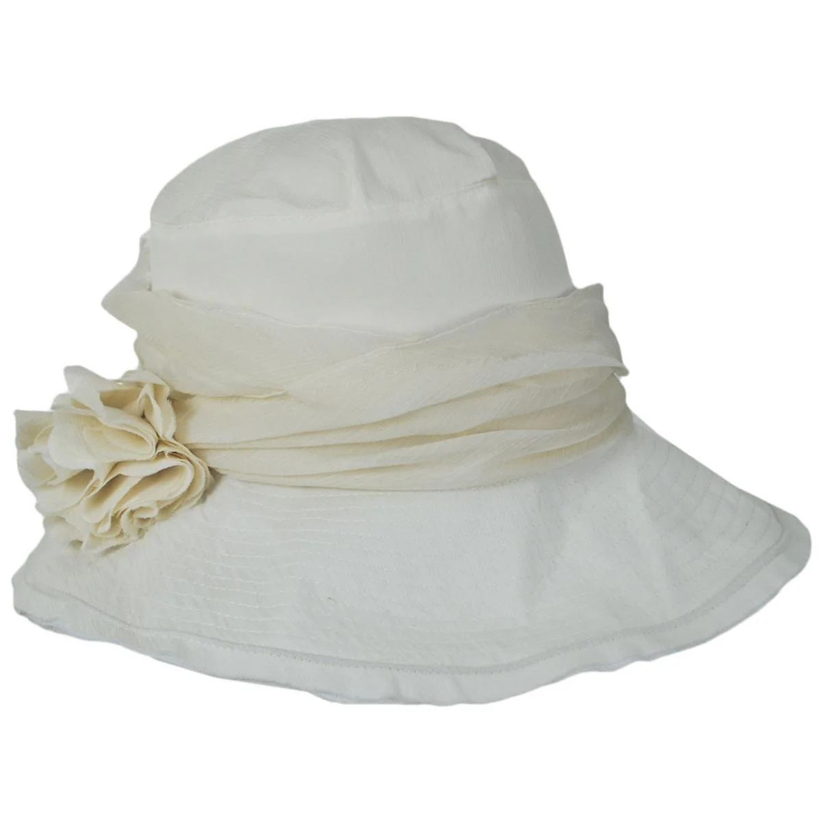 Romance Fabric Sun Hat - Image 4