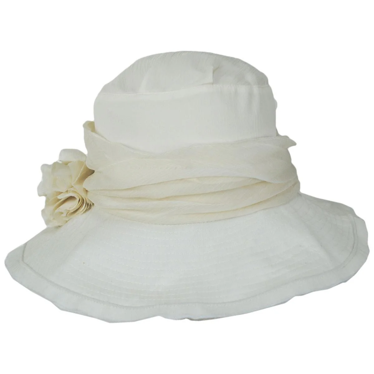 Romance Fabric Sun Hat - Image 5