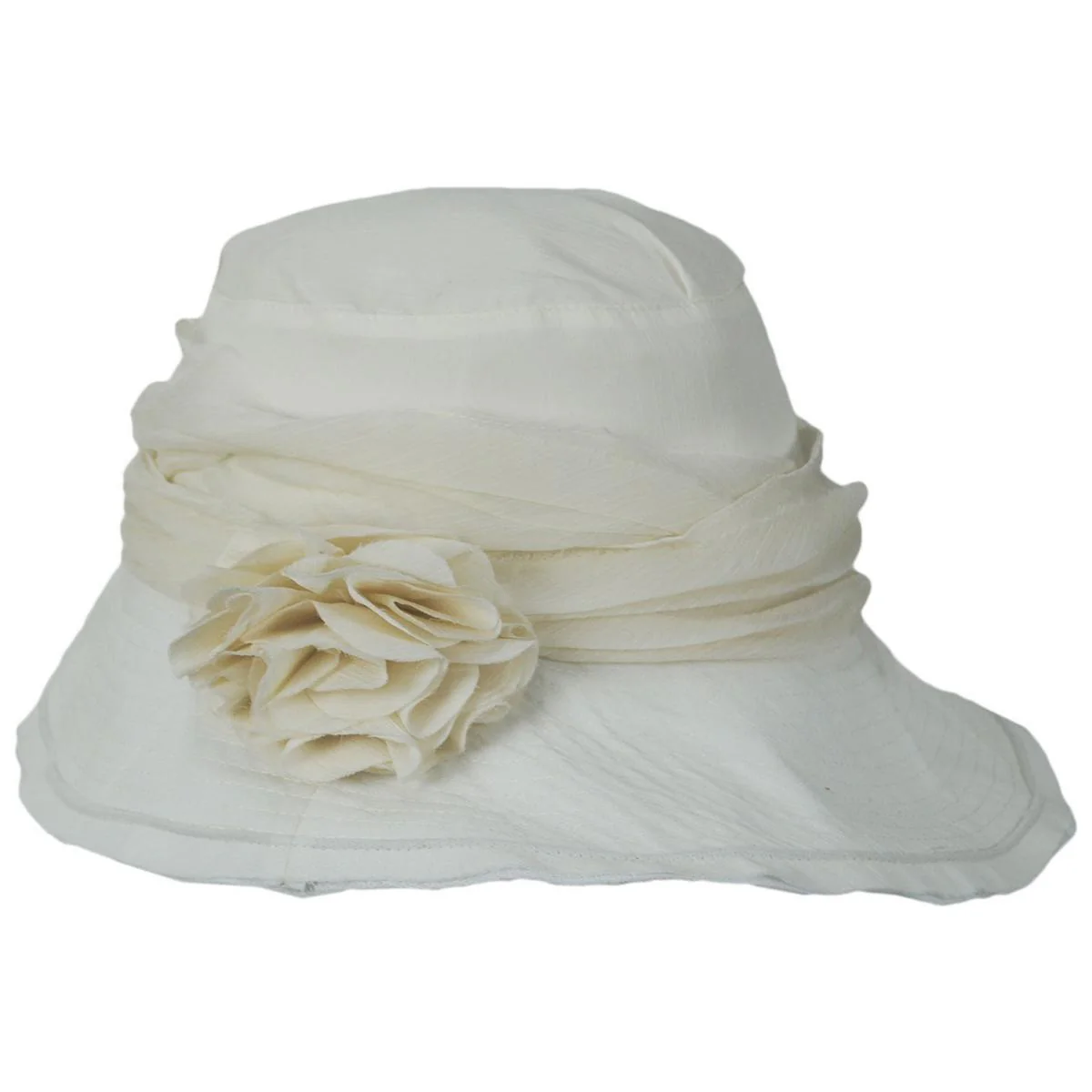 Romance Fabric Sun Hat - Image 6