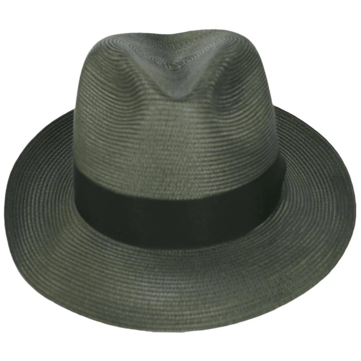 Rosebud Florentine Milan Poly Straw Fedora Hat - Image 6