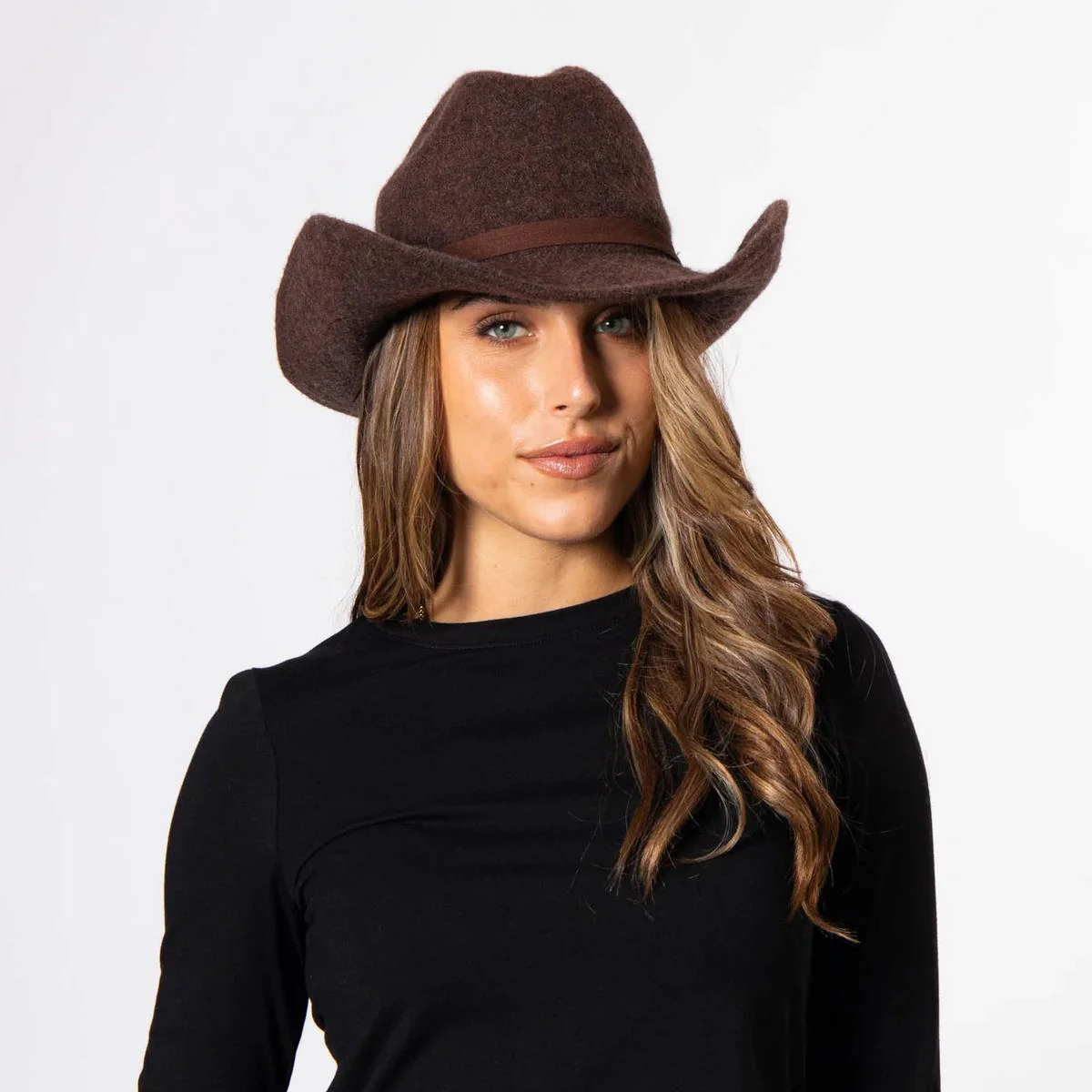 Rowley Wool Knit Cowboy Hat - Image 3