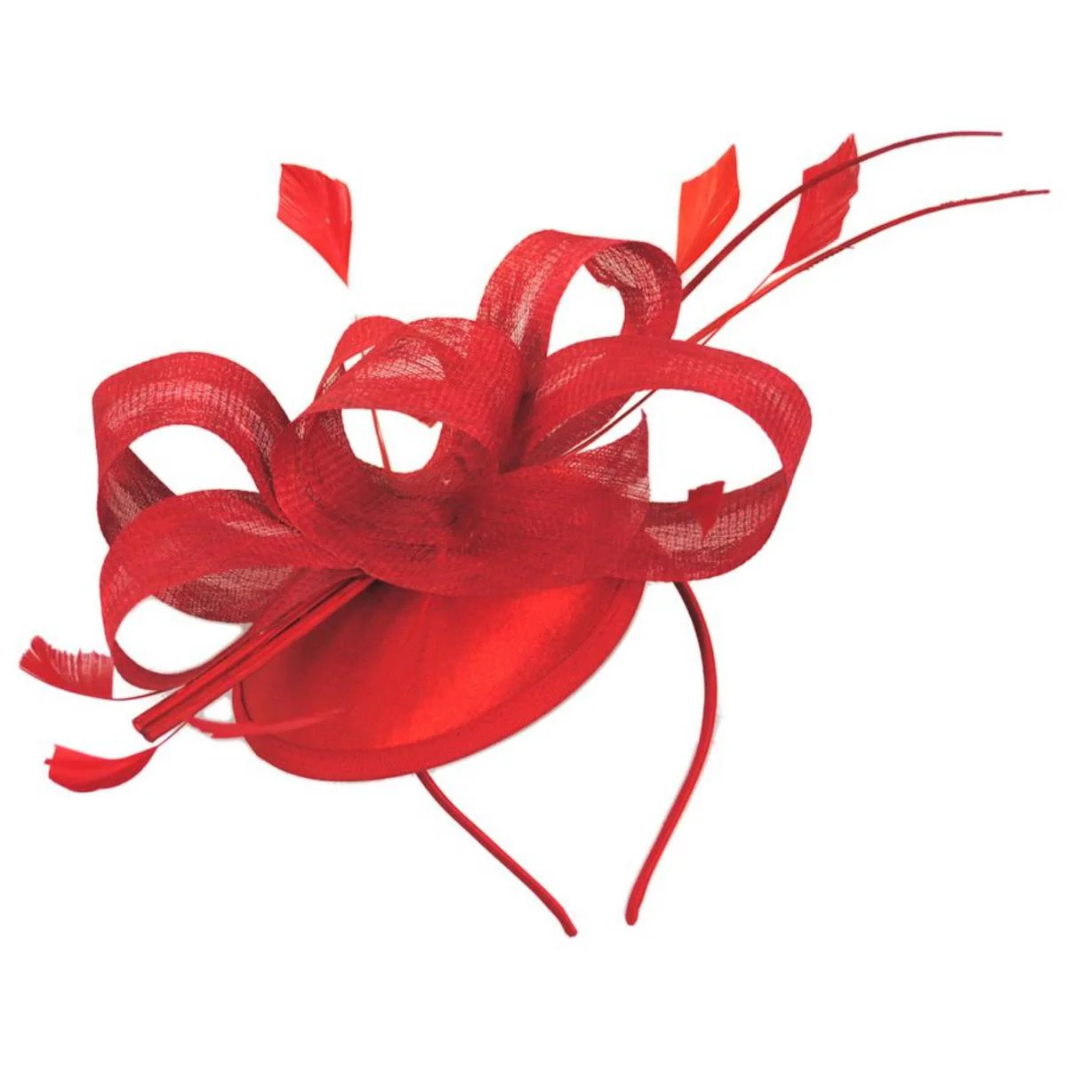 Sasha Sinamay Straw Fascinator Hat - Image 5