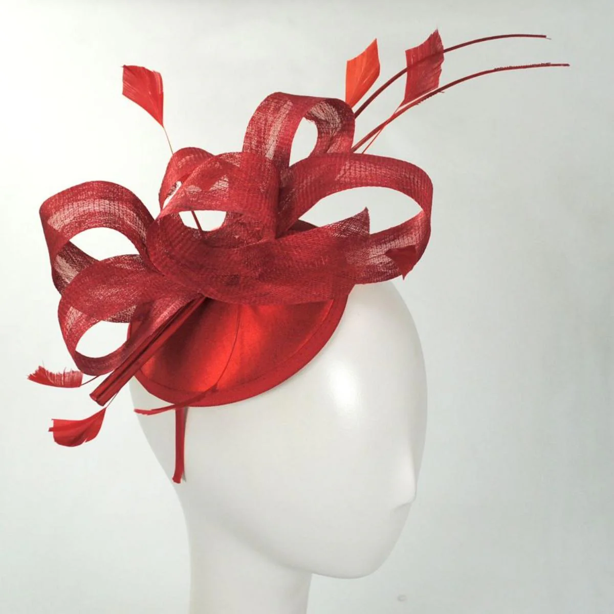 Sasha Sinamay Straw Fascinator Hat - Image 6