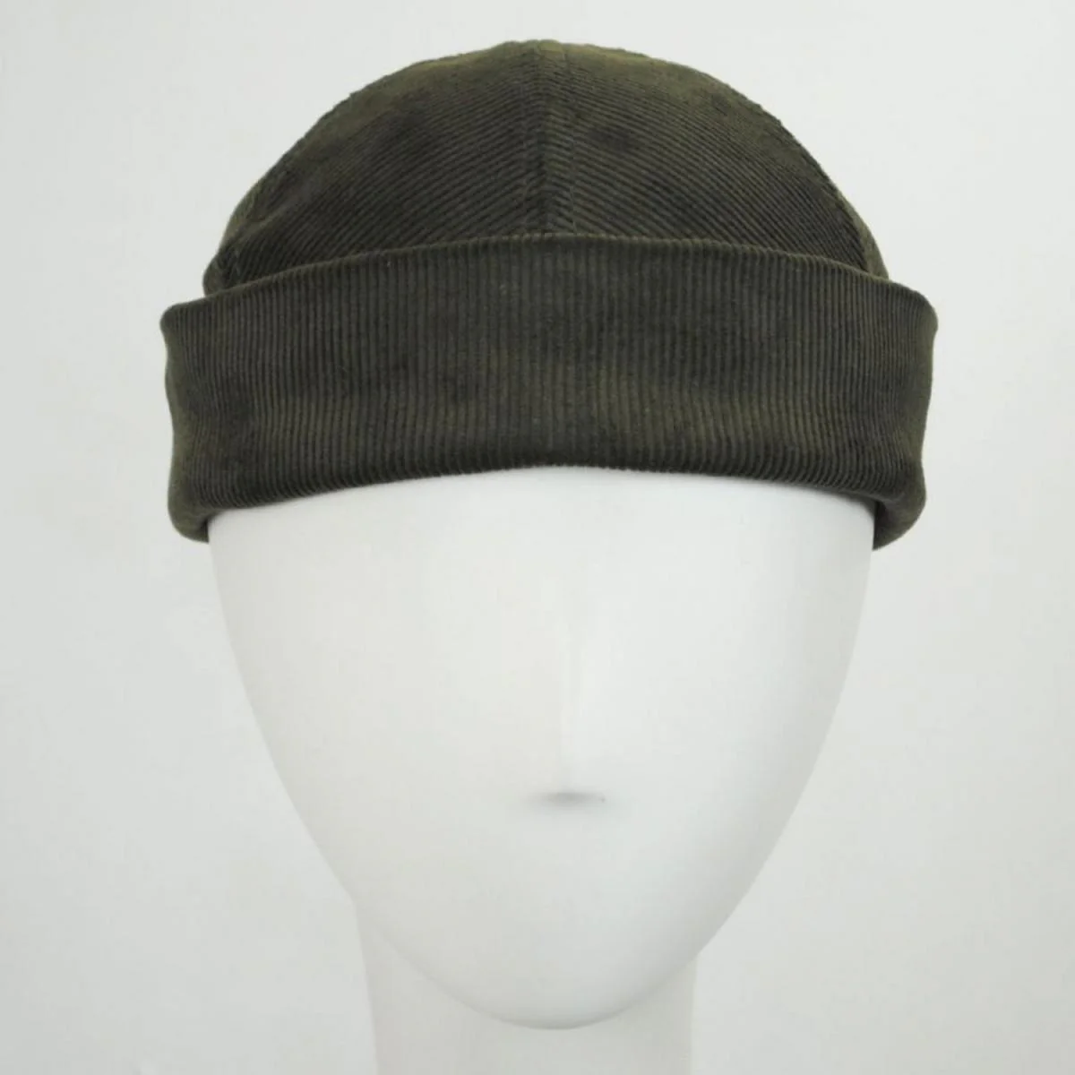 Six Panel Corduroy Skull Cap Beanie Hat - Image 5