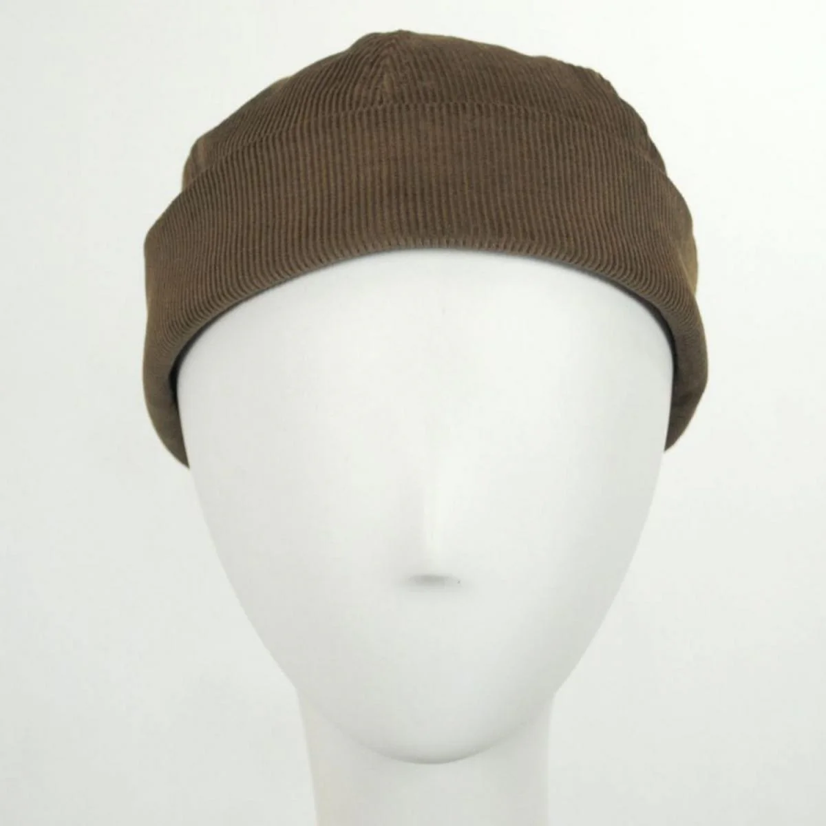Six Panel Corduroy Skull Cap Beanie Hat - Image 7