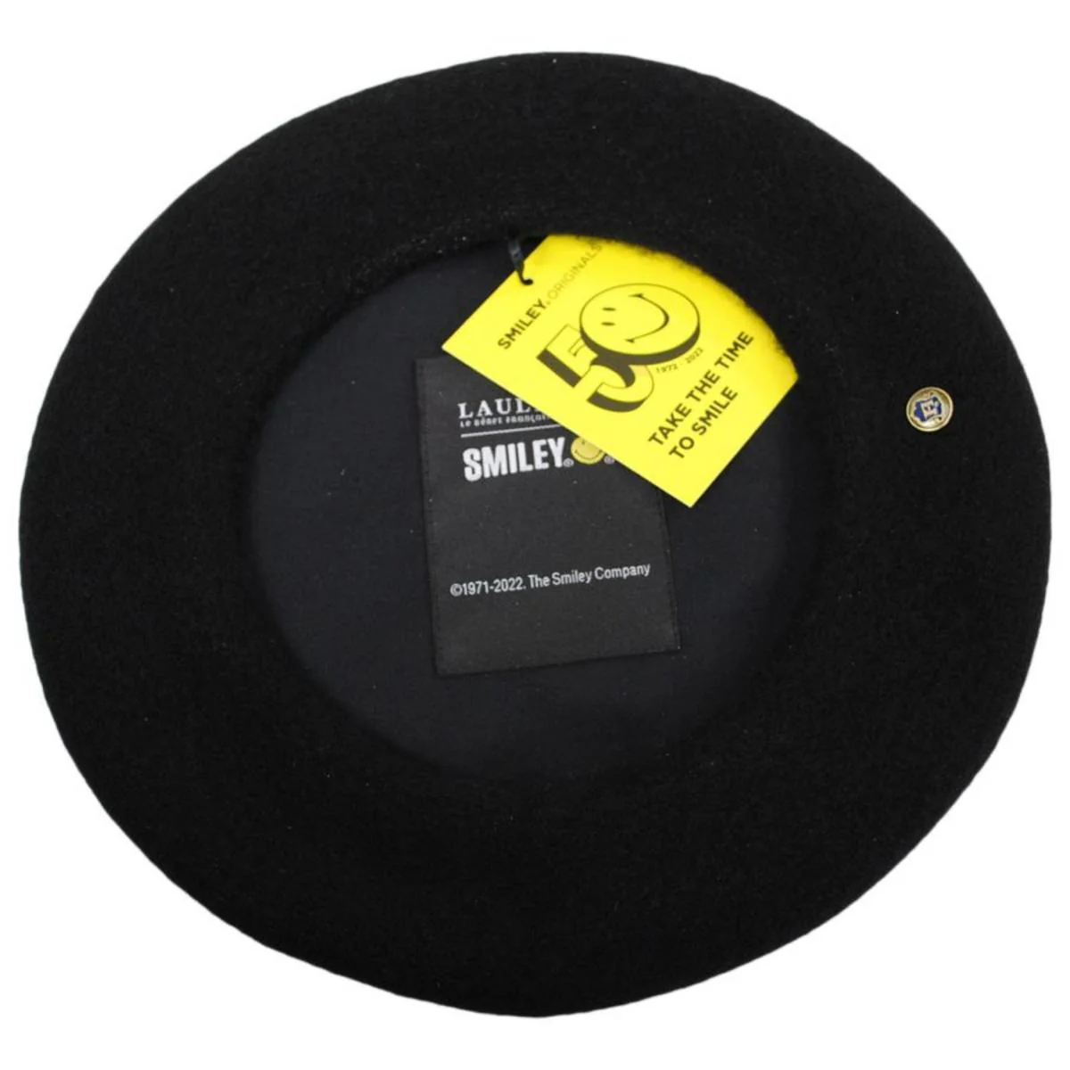 Smiley 50th Anniversary Wool Beret - Image 4