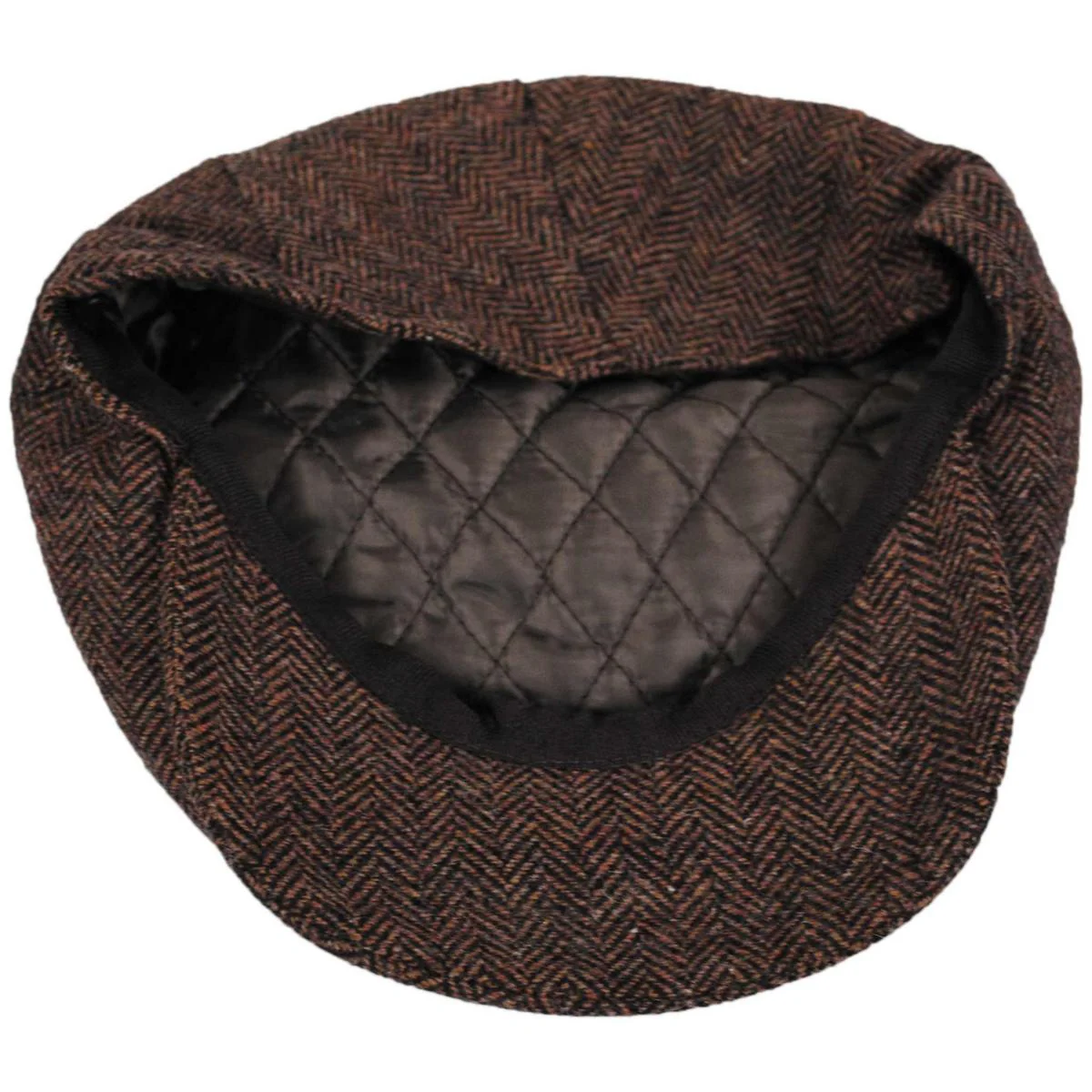 Square Bill Herringbone Wool Ivy Cap - Image 4