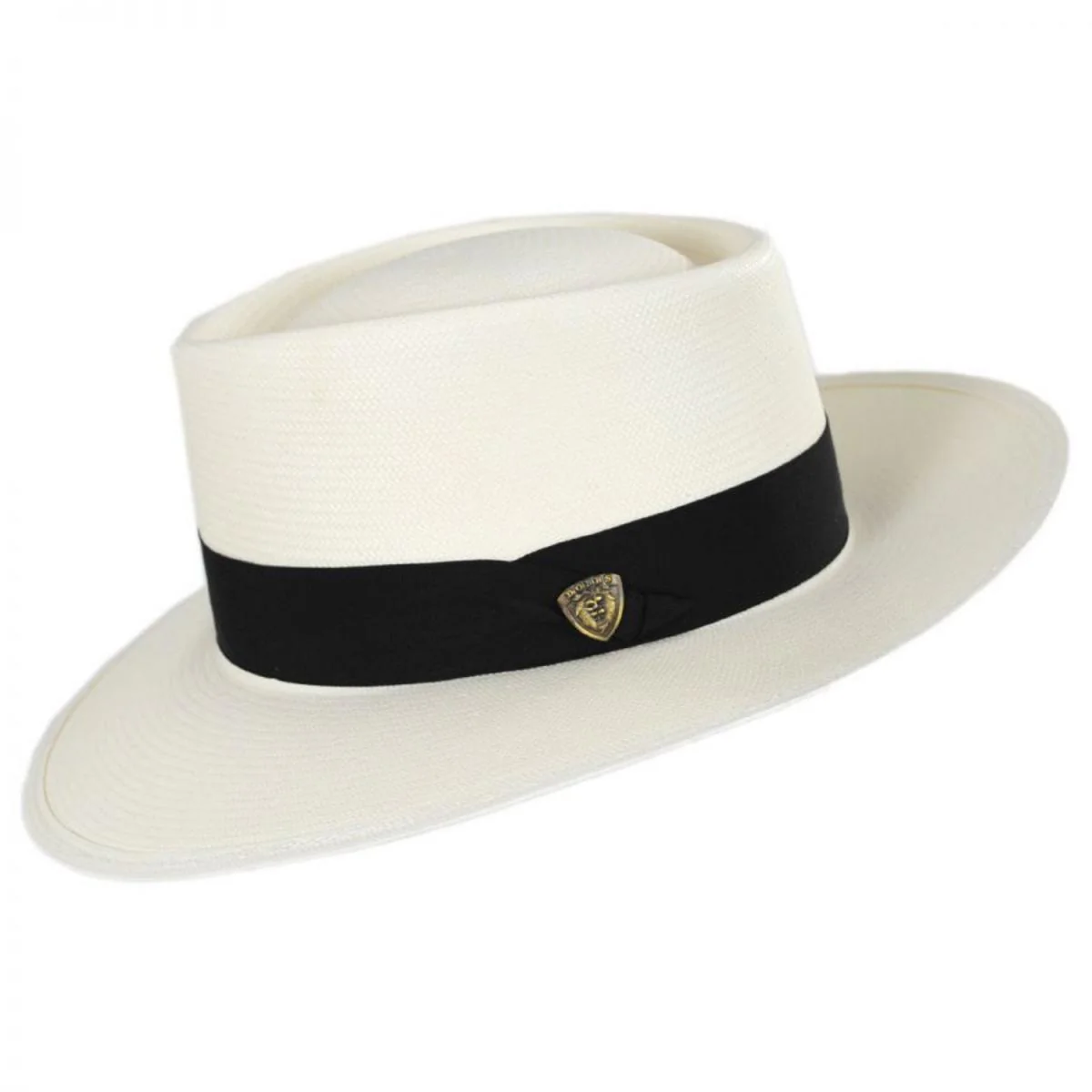 St. Charles Shantung Straw Gambler Hat - Image 4