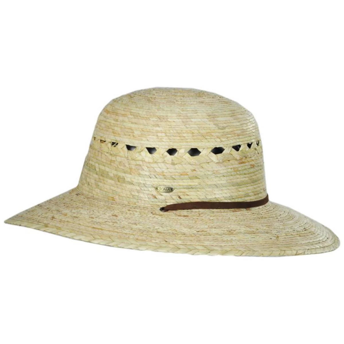 Synnove Palm Leaf Straw Sun Hat - Image 3