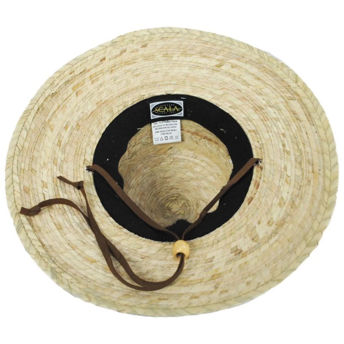 Synnove Palm Leaf Straw Sun Hat - Image 4