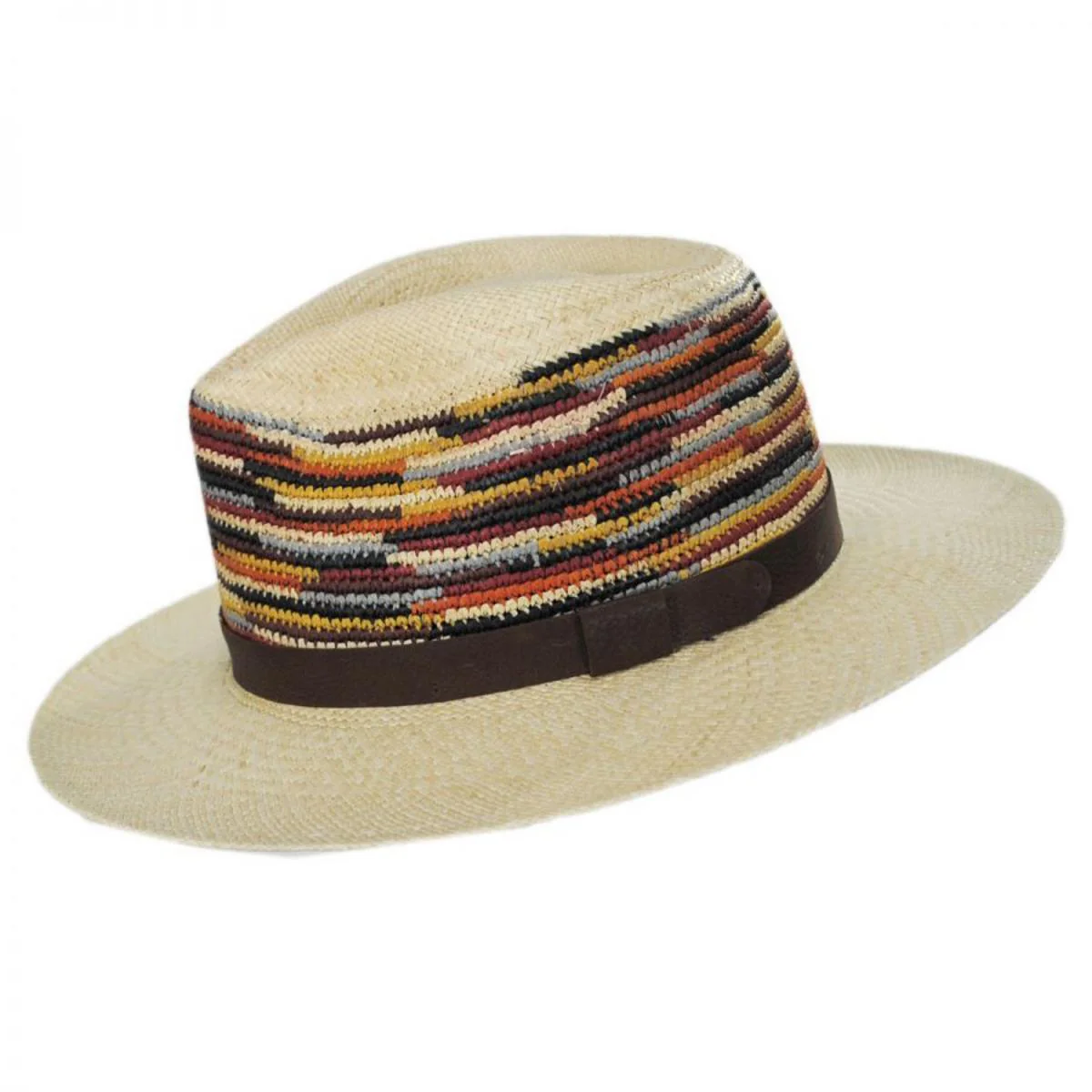 Tasmin Panama Straw Fedora Hat - Image 3