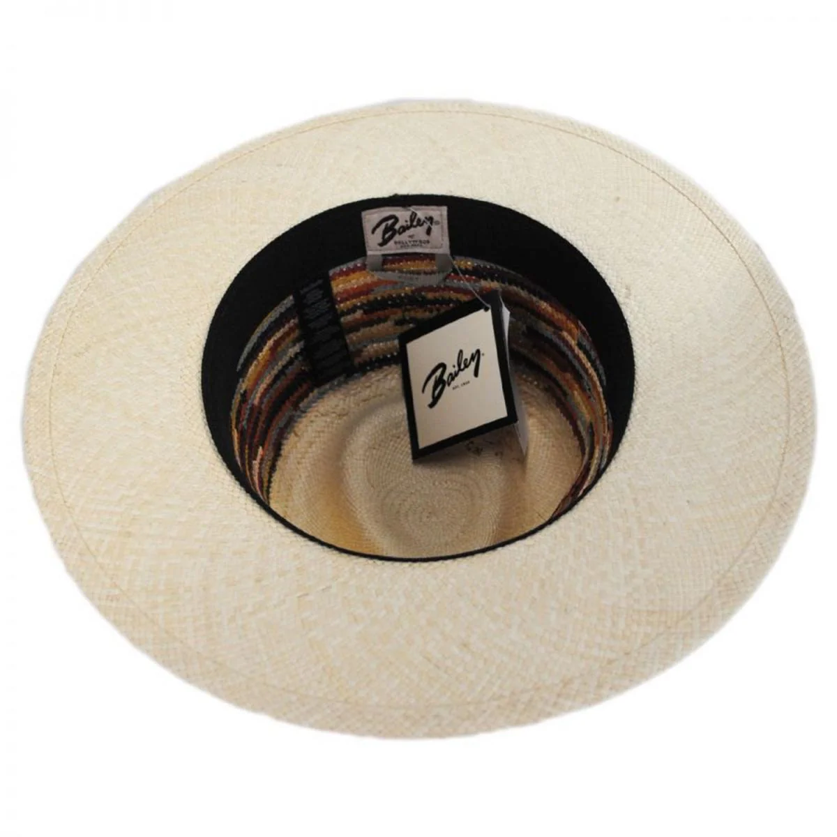 Tasmin Panama Straw Fedora Hat - Image 4